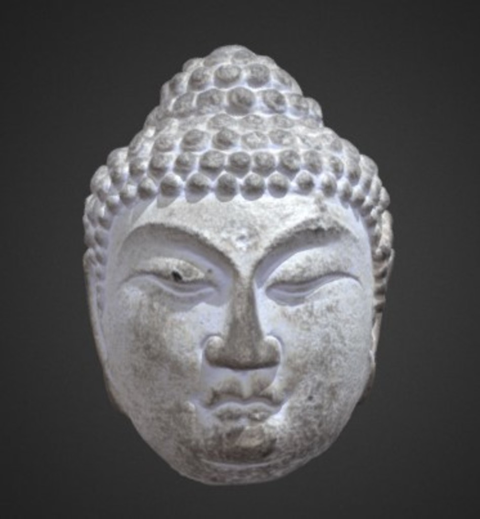 Miniature of Buddha Head, 3D model