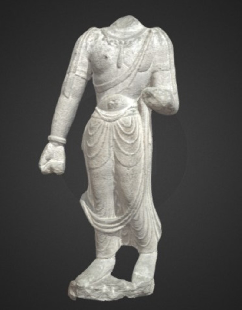 Miniature of Bodhisattva Standing, 3D model