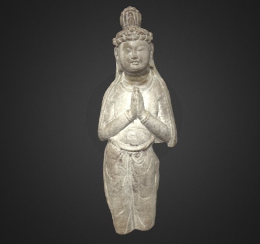 Miniature of Bodhisattva Standing, 3D model