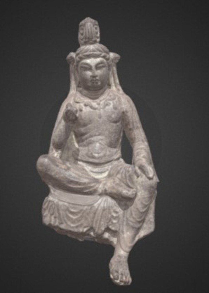 Miniature of Bodhisattva Seated, 3D model