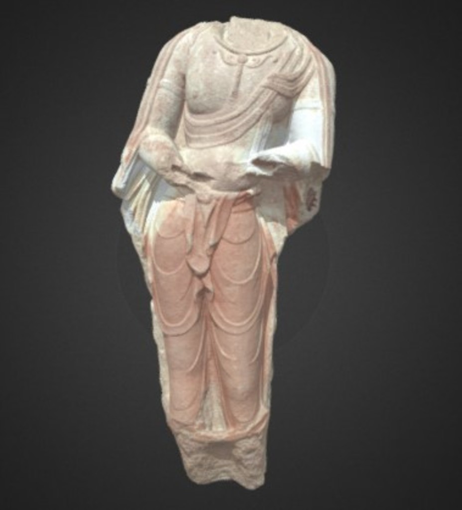 Miniature of Bodhisattva Standing, 3D model