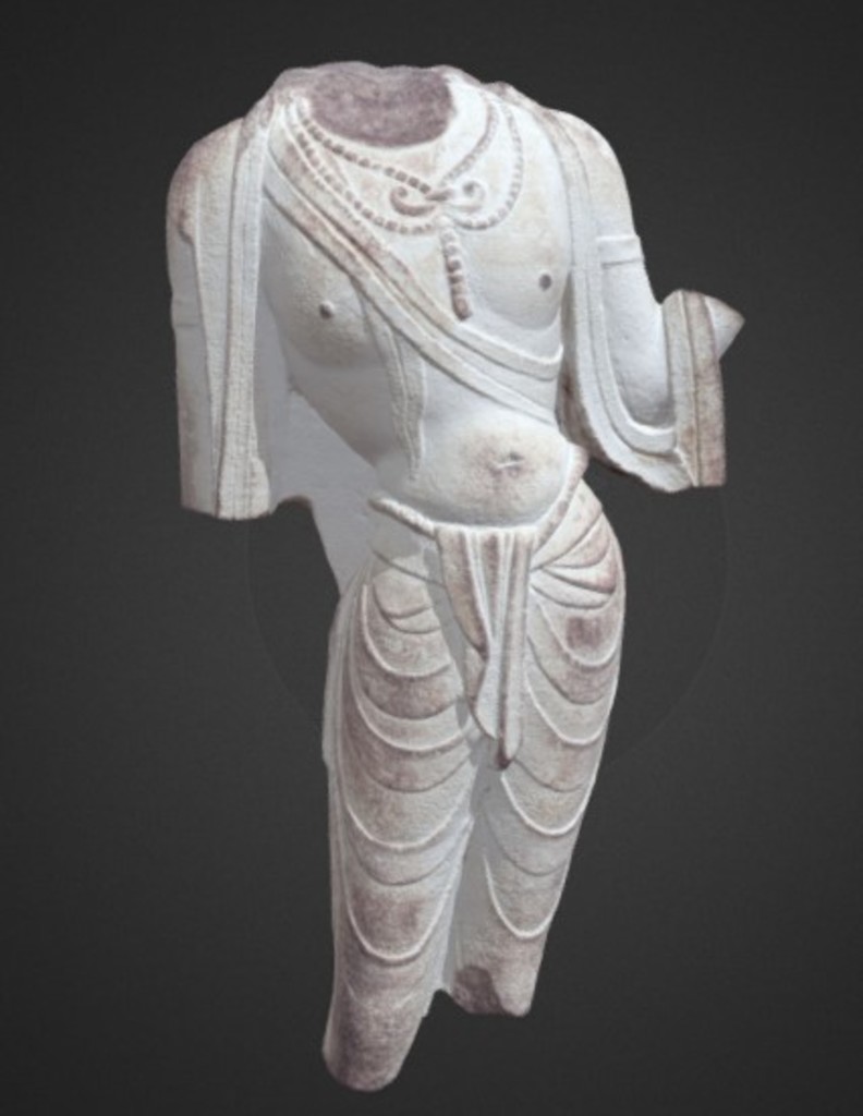 Miniature of Bodhisattva Standing, 3D model