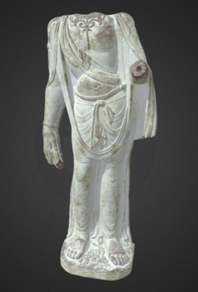 Miniature of Bodhisattva Standing, 3D model