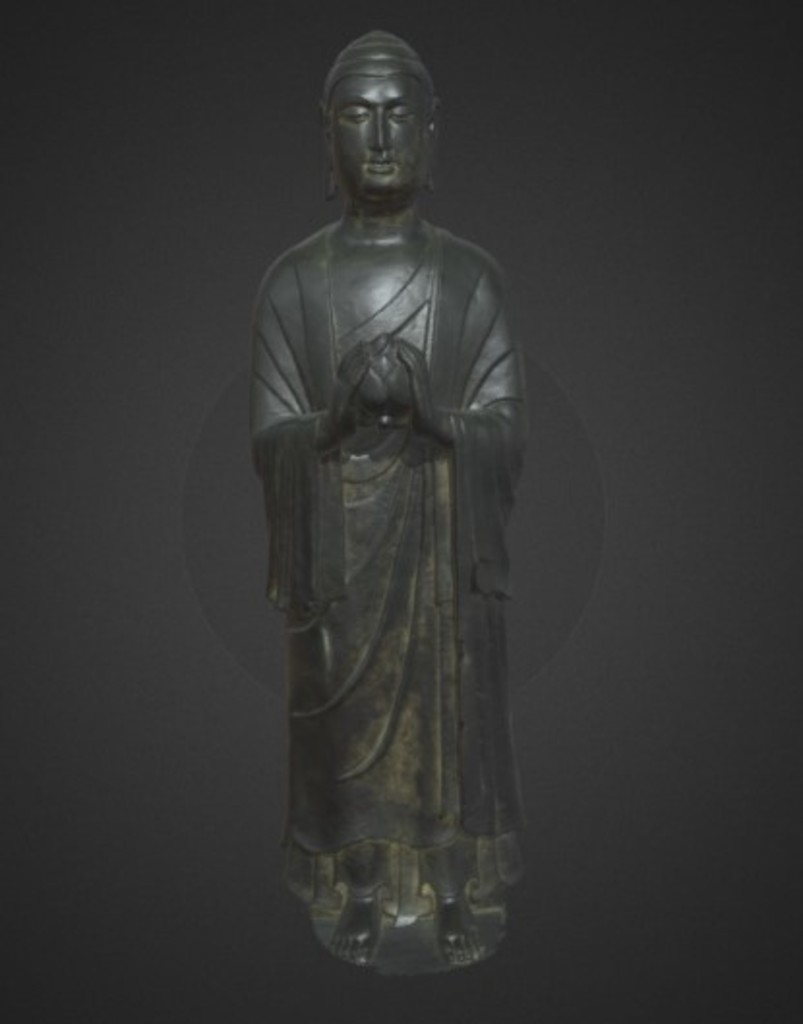 Miniature of Pratyekabuddha Standing, 3D model