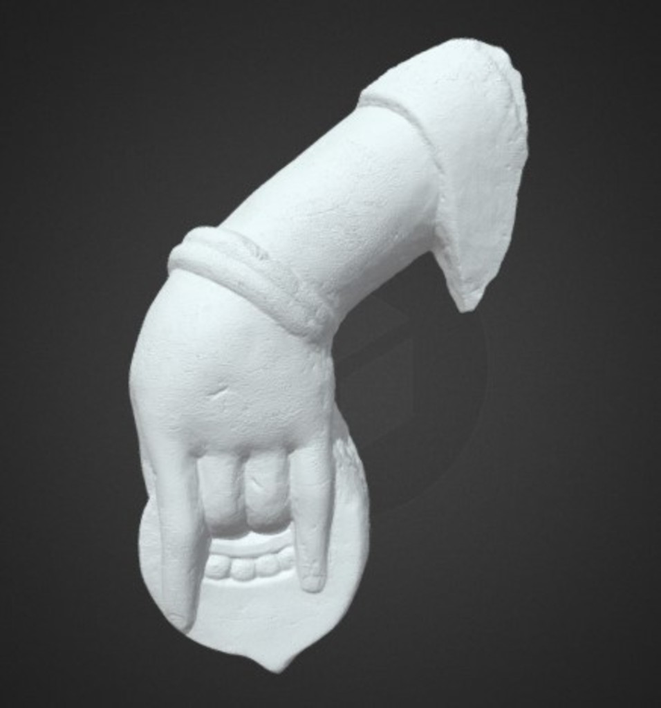 Miniature of Bodhisattva Hand, 3D model