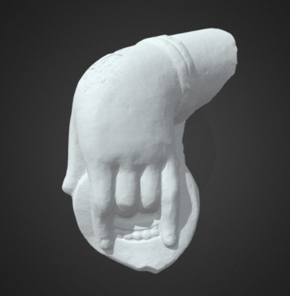 Miniature of Bodhisattva Hand, 3D model