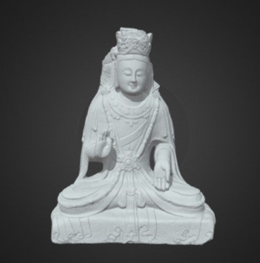 Miniature of Bodhisattva Seated, 3D model