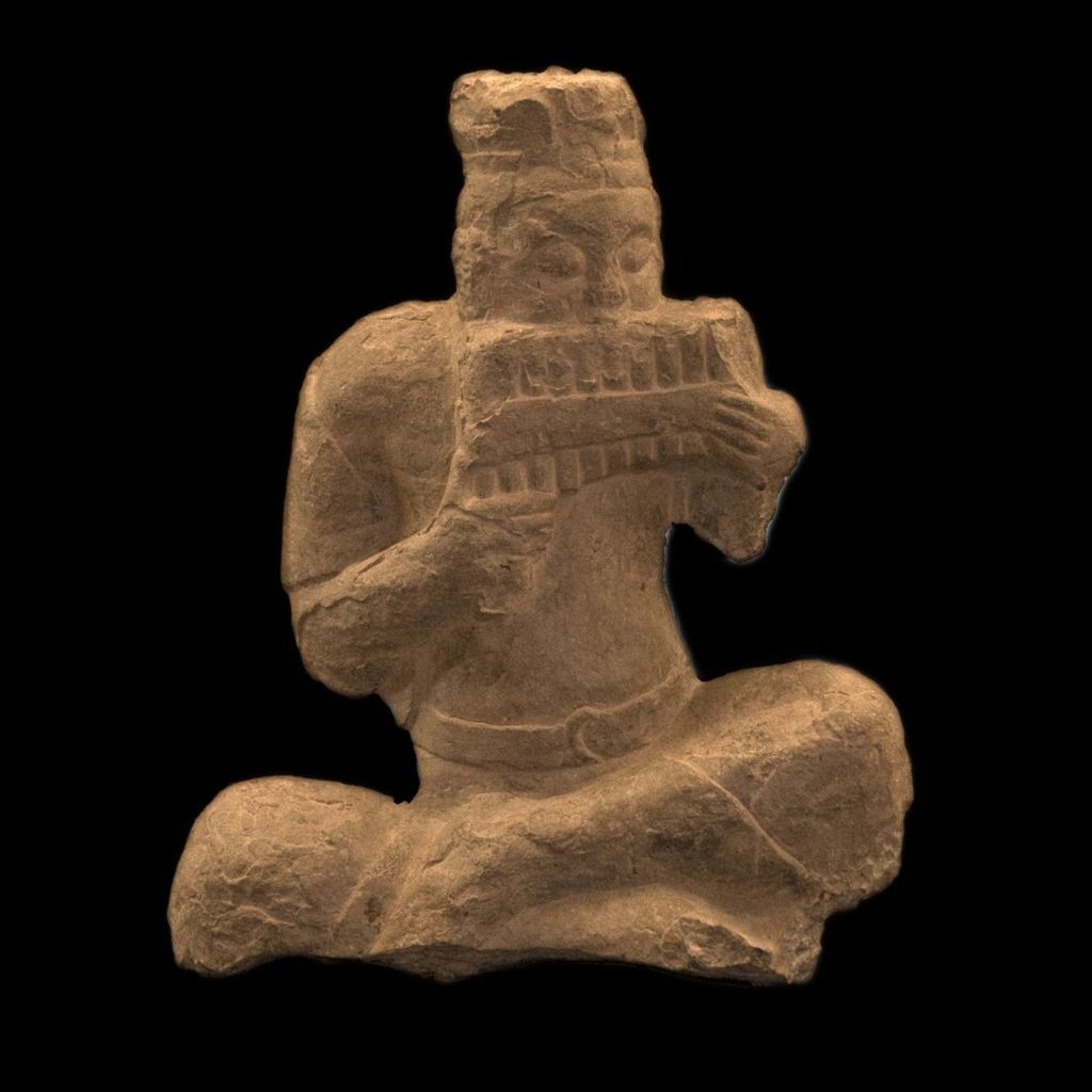 Miniature of Musician Panpipes