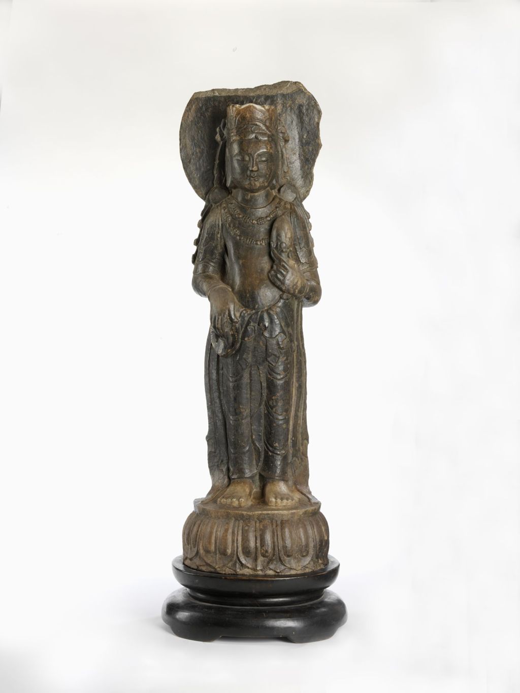 Miniature of Bodhisattvas Standing