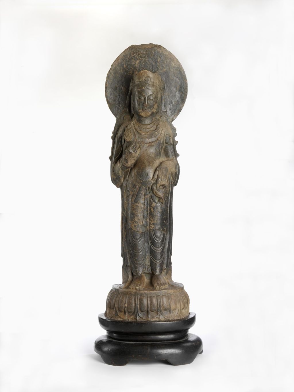 Miniature of Bodhisattvas Standing