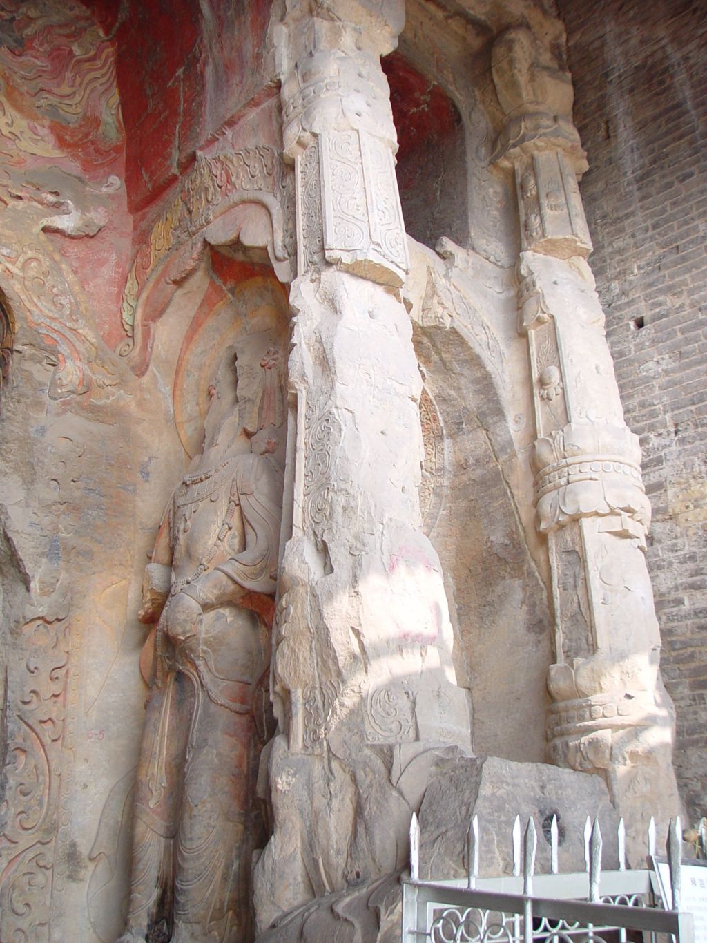 Miniature of Northern Xiangtangshan, Middle Cave, façade