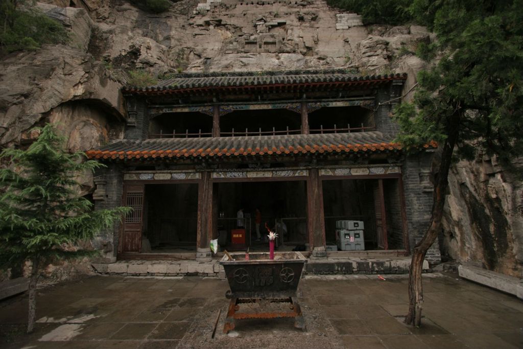 Miniature of Northern Xiangtangshan, Middle Cave, exterior