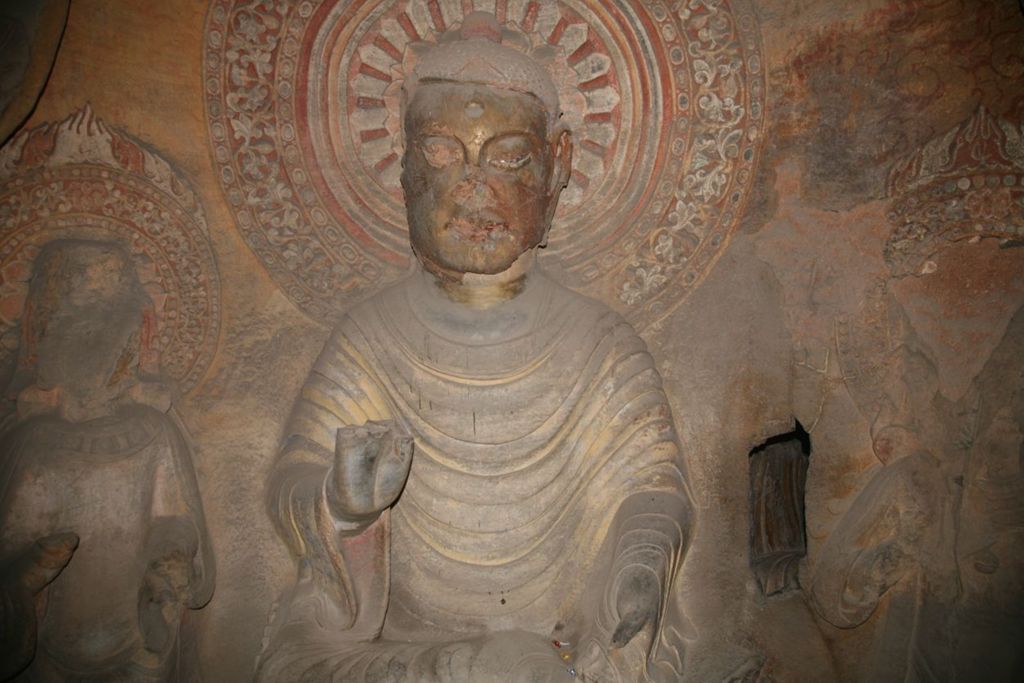 Miniature of Northern Xiangtangshan, North Cave, altar