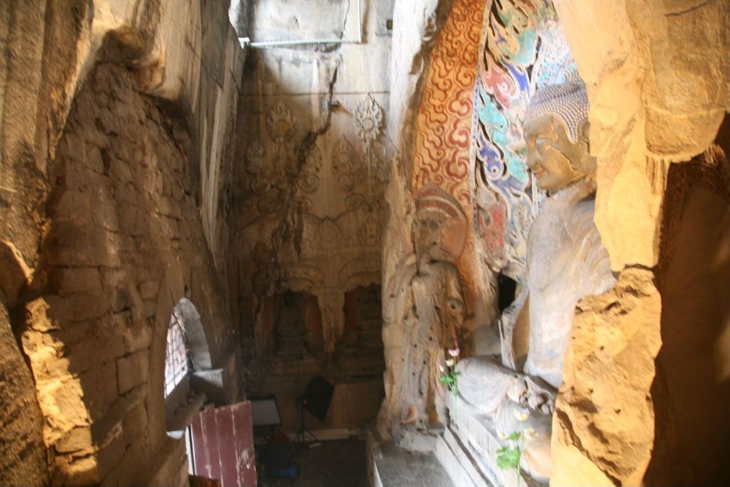 Miniature of Northern Xiangtangshan, North Cave, altar