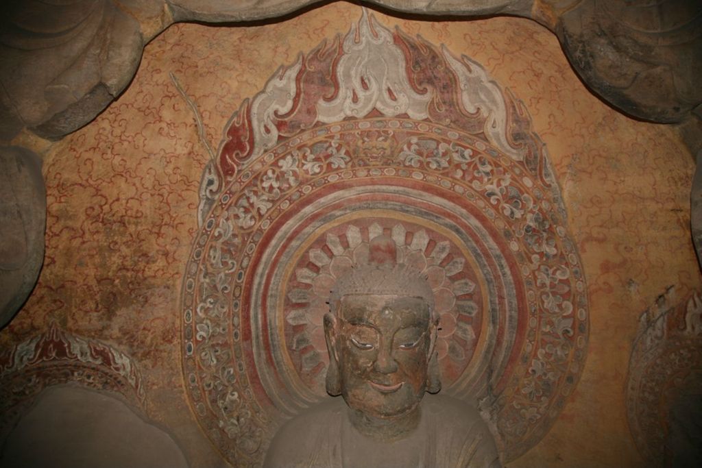 Miniature of Northern Xiangtangshan, North Cave, altar