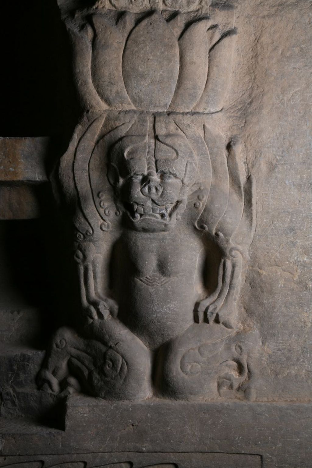 Miniature of Northern Xiangtangshan, North Cave,  monster