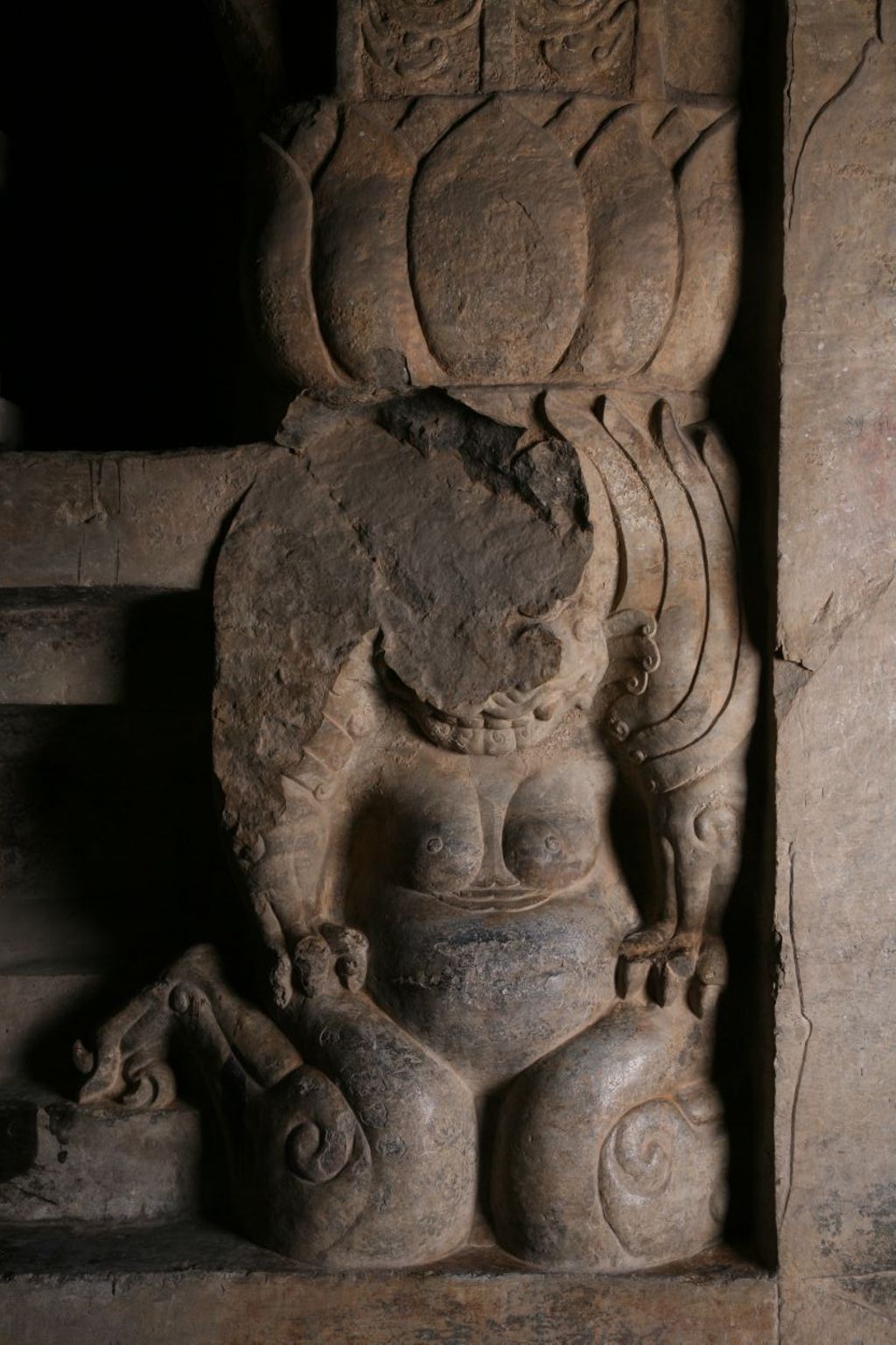 Miniature of Northern Xiangtangshan, North Cave,  monster