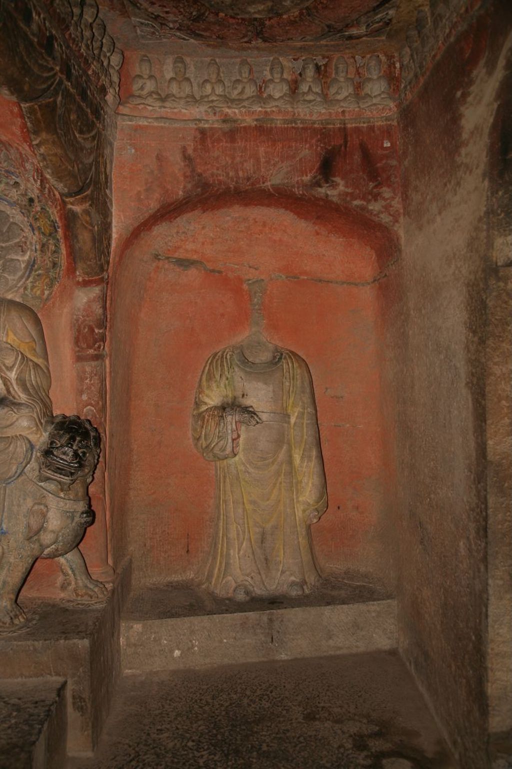 Miniature of Northern Xiangtangshan, North Cave, outside caves, north side