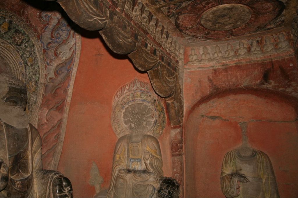 Miniature of Northern Xiangtangshan, North Cave, outside caves, north side