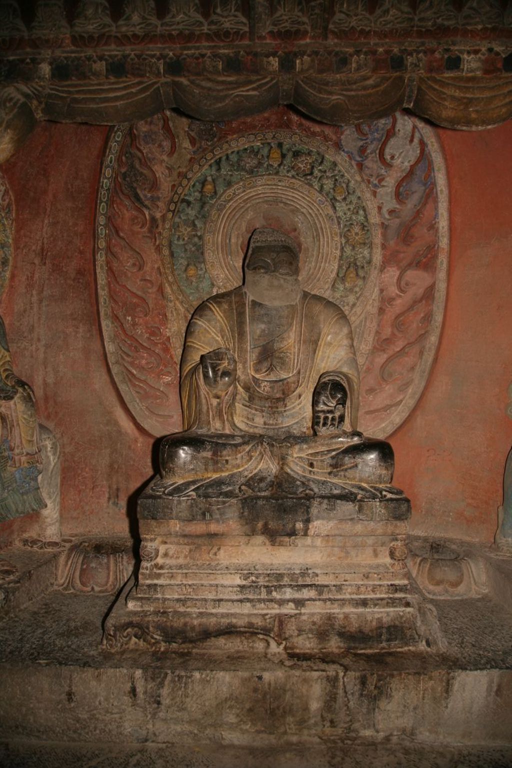 Miniature of Northern Xiangtangshan, North Cave, outside caves, north side