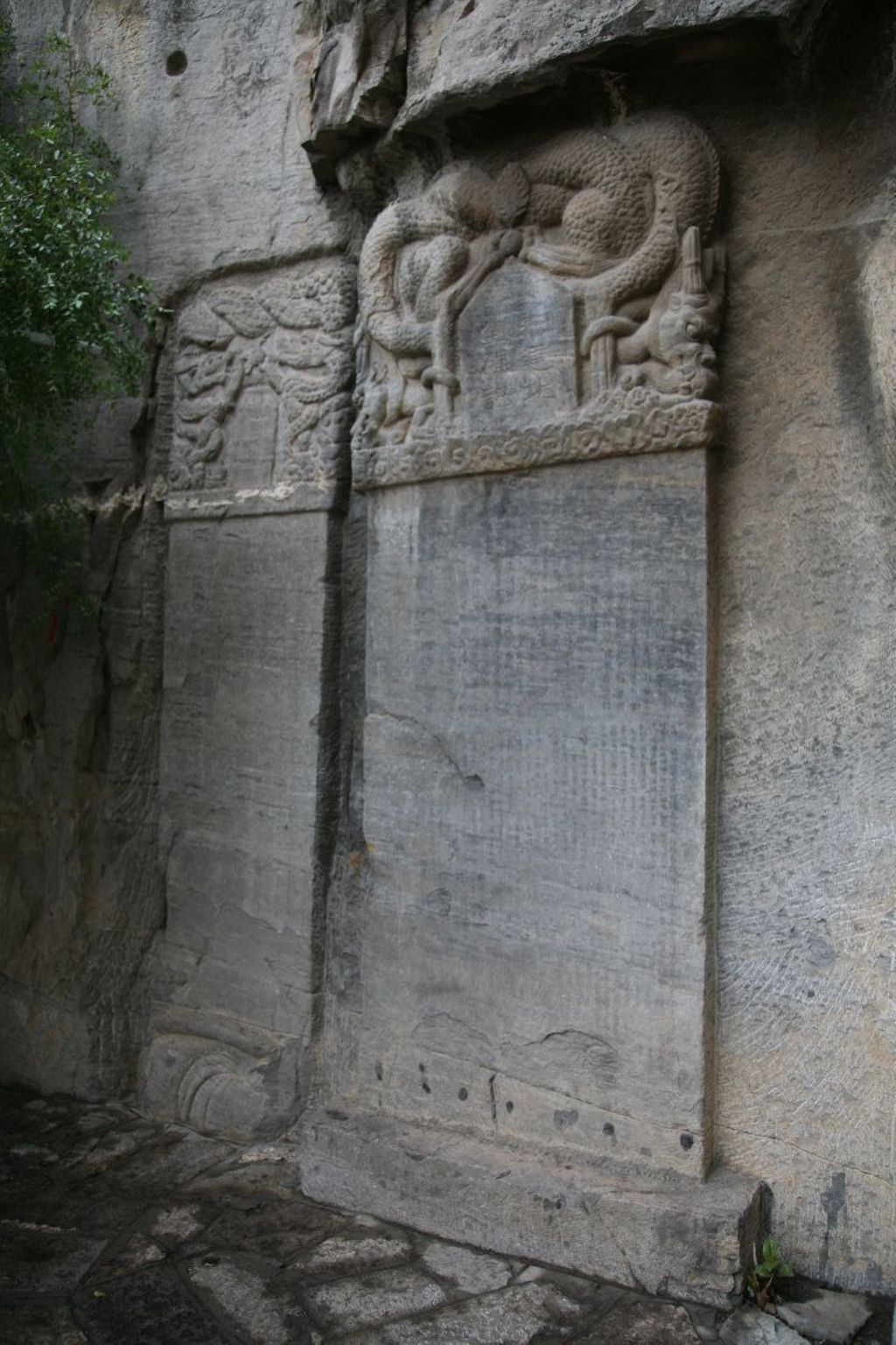 Miniature of Northern Xiangtangshan, North Cave, outside caves, north side