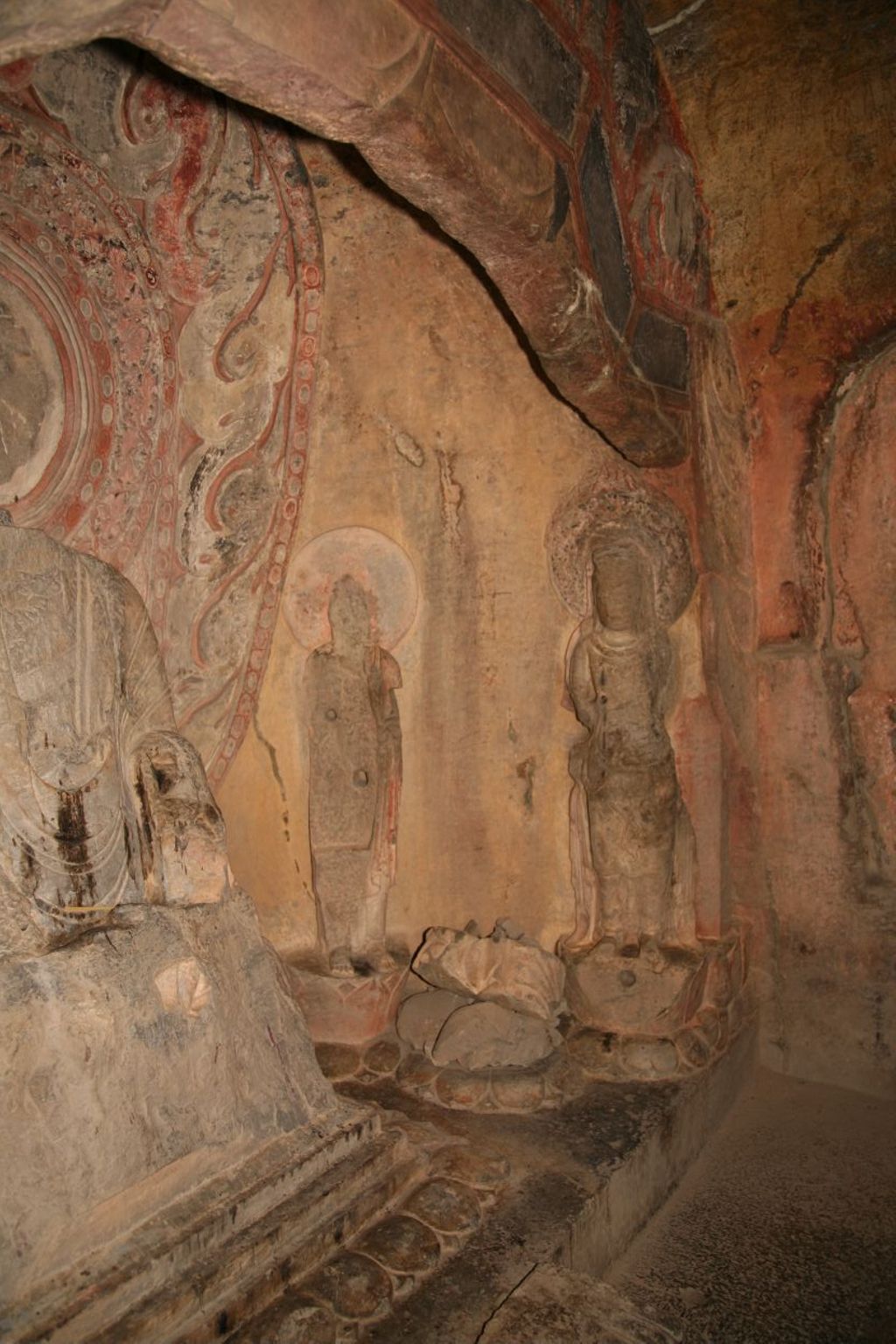 Miniature of Northern Xiangtangshan, North Cave, outside caves, south side