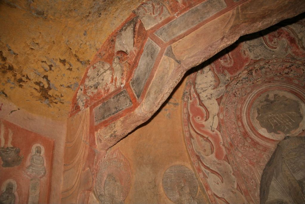 Miniature of Northern Xiangtangshan, North Cave, outside caves, south side