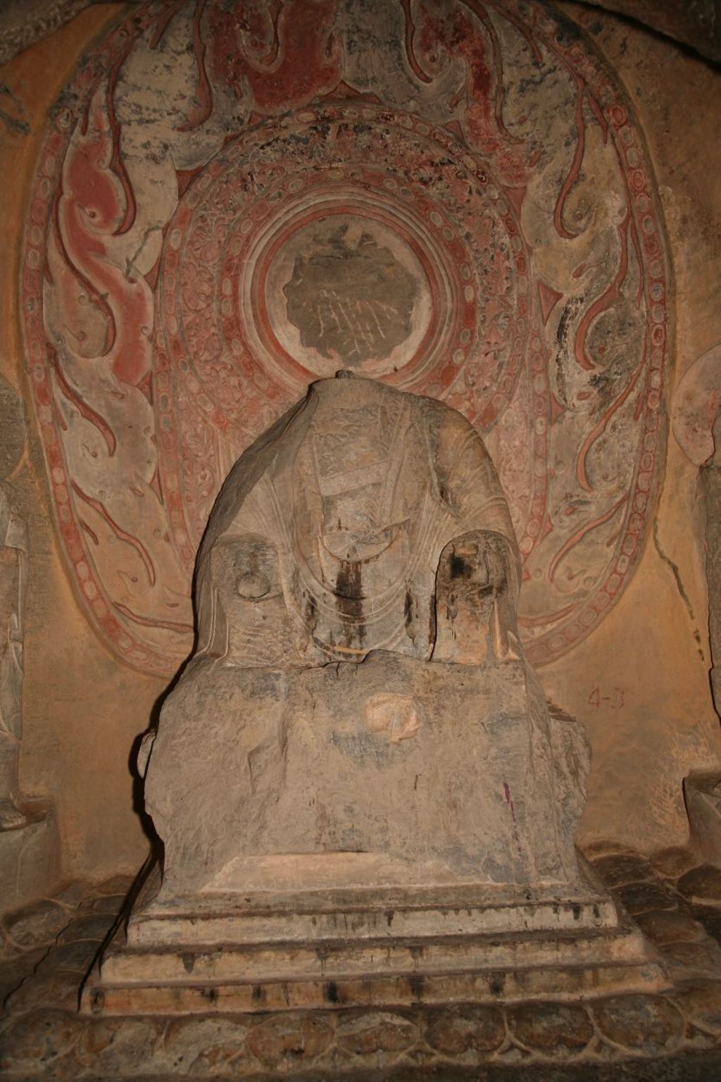 Miniature of Northern Xiangtangshan, North Cave, outside caves, south side