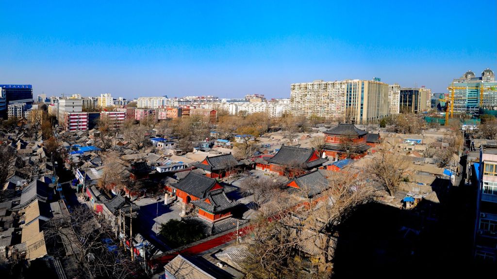 Miniature of Zhihua Temple (Zhihuasi, Temple of Transforming Wisdom), landscape